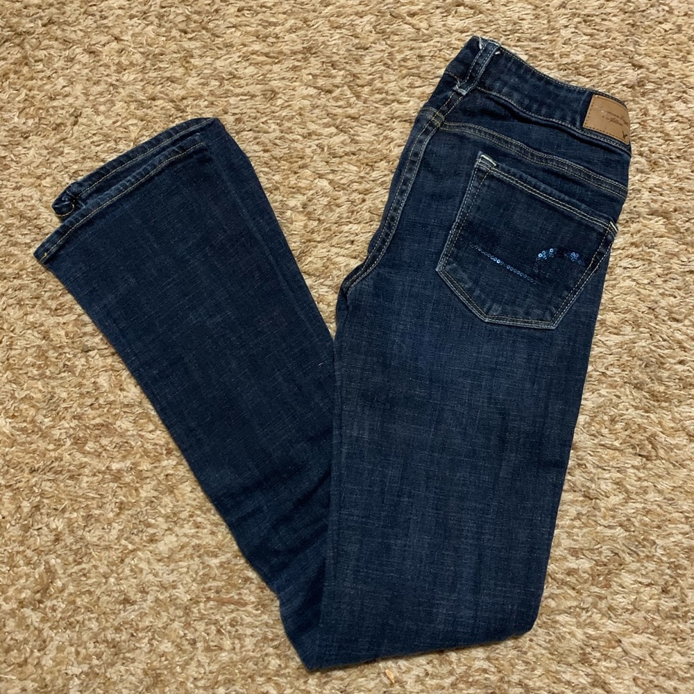 American eagle skinny kick jeans